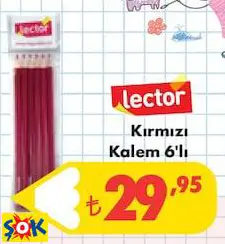 KIRMIZI KALEM 6'LI KIRMIZI KALEM 6'LI